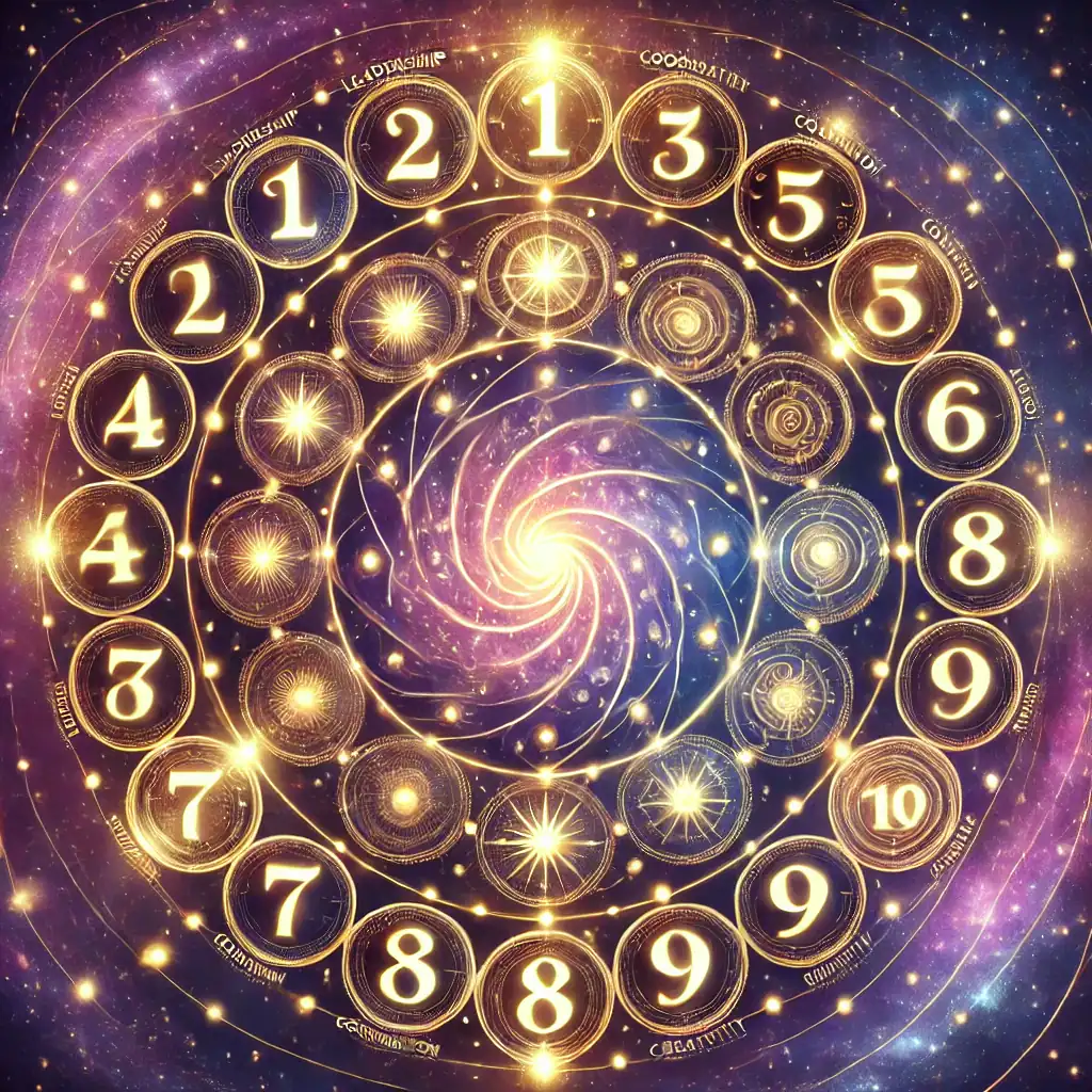 Los números del 1 al 9 en numerología